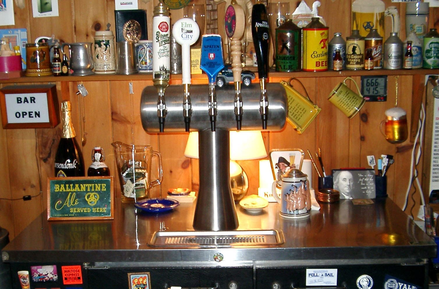 Kegerator in a mancave